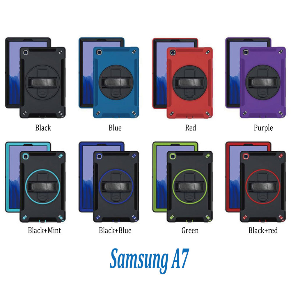 2024 suitable for ipad protective case air6 Samsung Lenovo three-proof anti-fall handheld pen slot tablet protective case