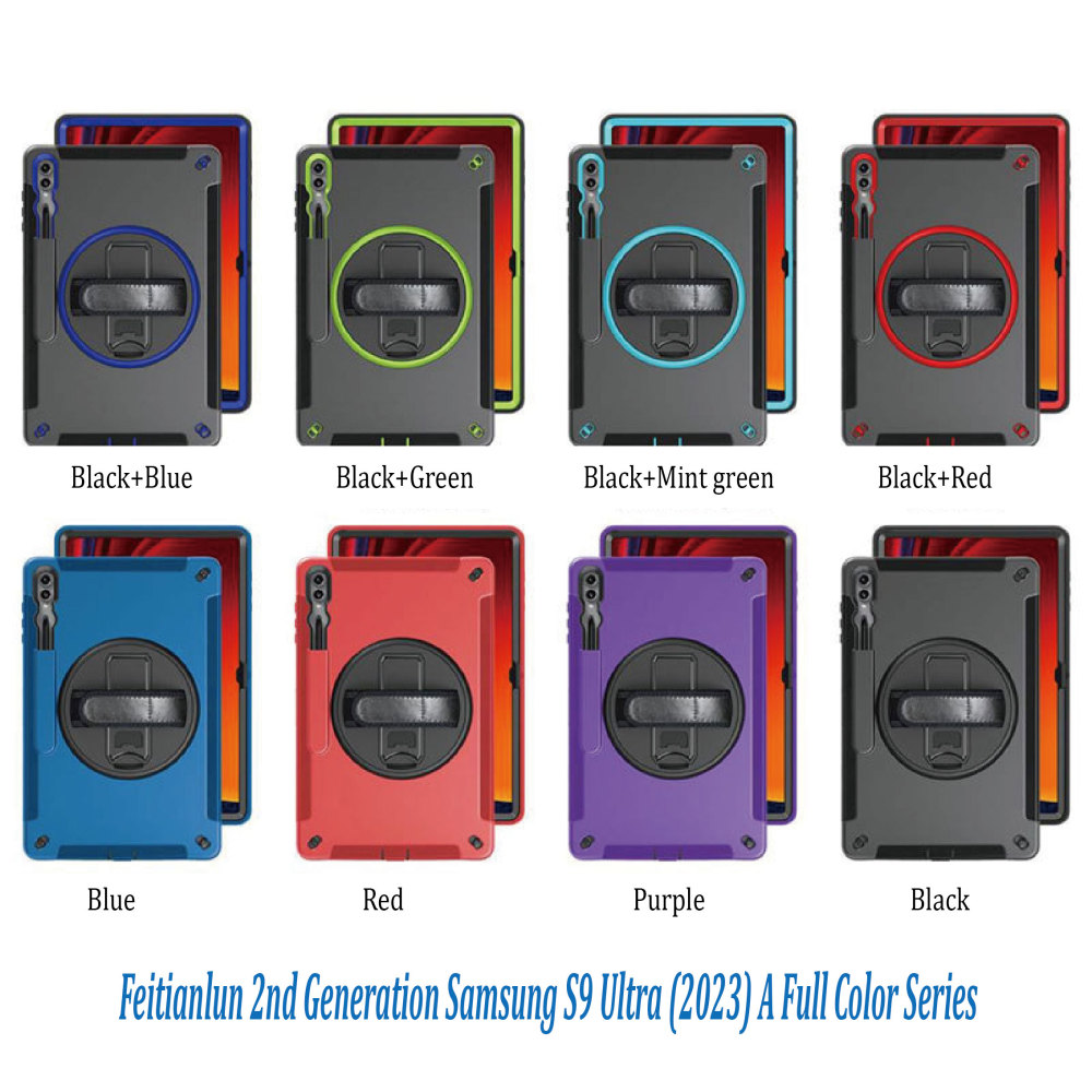 2024 suitable for ipad protective case air6 Samsung Lenovo three-proof anti-fall handheld pen slot tablet protective case
