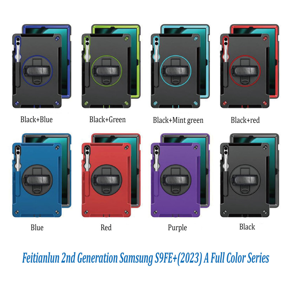 2024 suitable for ipad protective case air6 Samsung Lenovo three-proof anti-fall handheld pen slot tablet protective case
