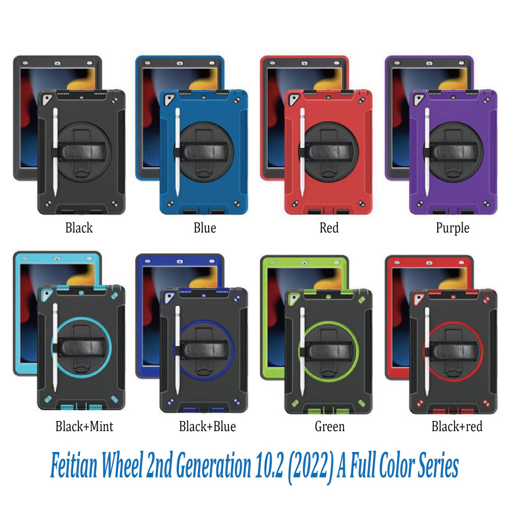 2024 suitable for ipad protective case air6 Samsung Lenovo three-proof anti-fall handheld pen slot tablet protective case