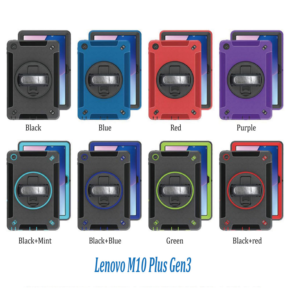 2024 suitable for ipad protective case air6 Samsung Lenovo three-proof anti-fall handheld pen slot tablet protective case