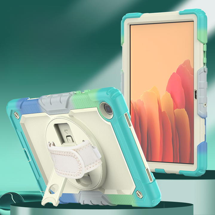 Suitable for Samsung A9plus tablet S9+ protective cover protective shell anti-fall bracket 2024S6lite silicone P620