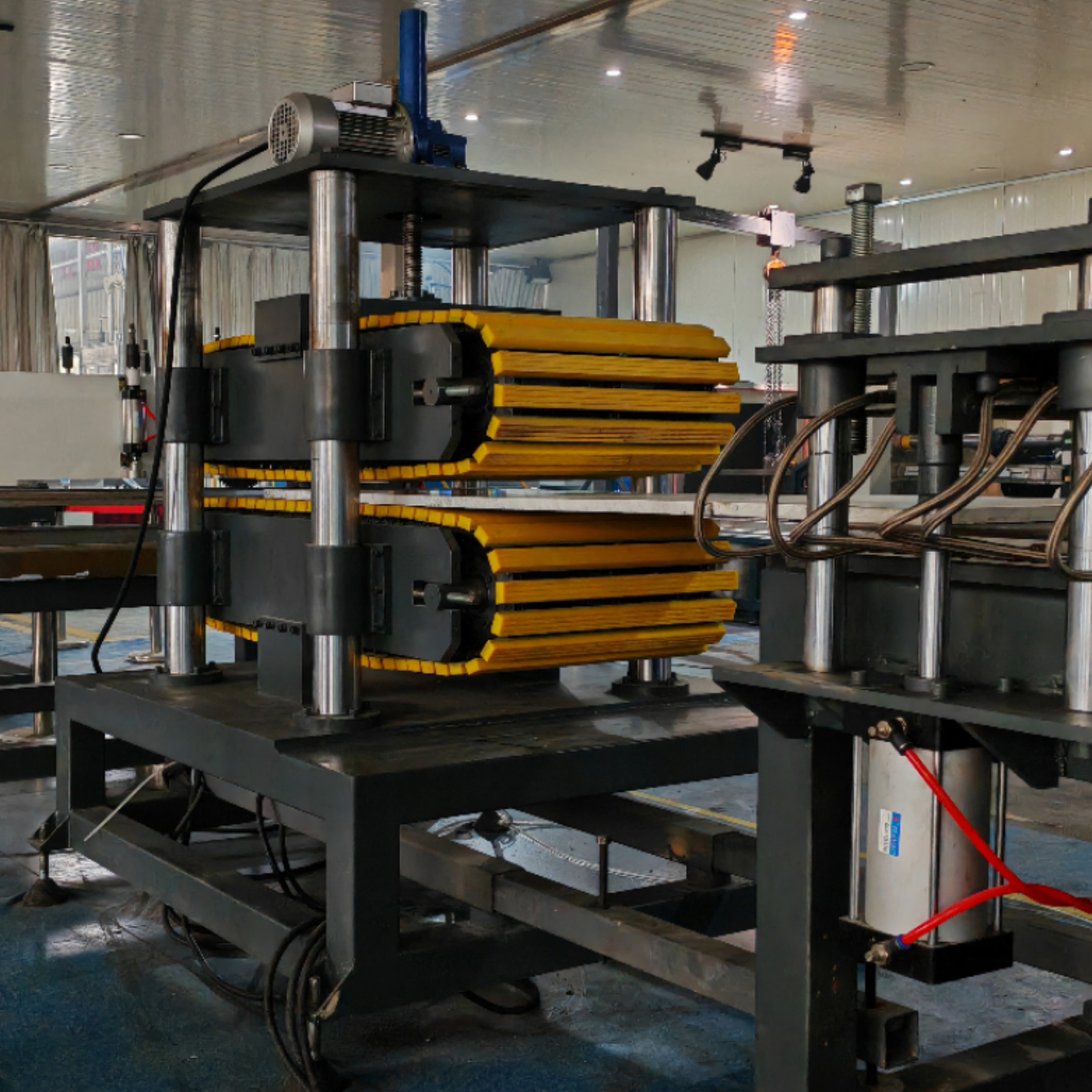 Polymer thick plate machine production line
