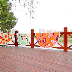 Cotton Leisure Resort Creative Beach Towel Round Swimming Mandala Yoga Mat Adult Large Bath towel