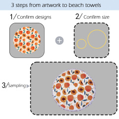 Cotton Leisure Resort Creative Beach Towel Round Swimming Mandala Yoga Mat Adult Large Bath towel
