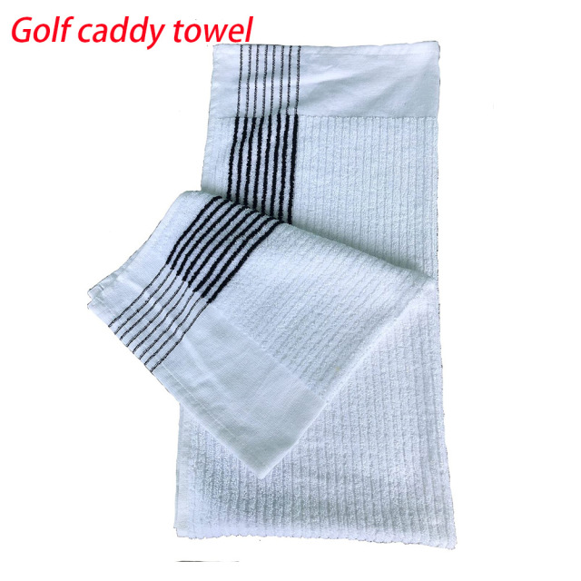 Golf Towel Waffle Pattern Cotton With Carabiner Cleaning Towels Microfiber Hook Cleans Clubs Balls Hands