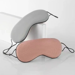 両面温かくて涼しい睡眠用アイシェード 目隠し 調節可能なストラップ 旅行用遮光アイマスク バイカラー ユニセックス アイパッチ