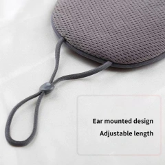 両面温かくて涼しい睡眠用アイシェード 目隠し 調節可能なストラップ 旅行用遮光アイマスク バイカラー ユニセックス アイパッチ