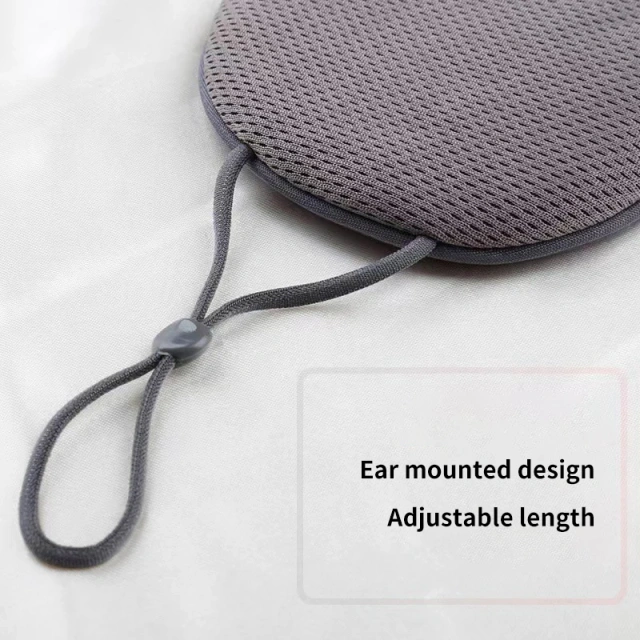 両面温かくて涼しい睡眠用アイシェード 目隠し 調節可能なストラップ 旅行用遮光アイマスク バイカラー ユニセックス アイパッチ