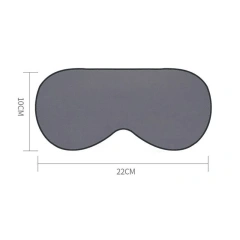 両面温かくて涼しい睡眠用アイシェード 目隠し 調節可能なストラップ 旅行用遮光アイマスク バイカラー ユニセックス アイパッチ