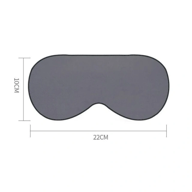 両面温かくて涼しい睡眠用アイシェード 目隠し 調節可能なストラップ 旅行用遮光アイマスク バイカラー ユニセックス アイパッチ