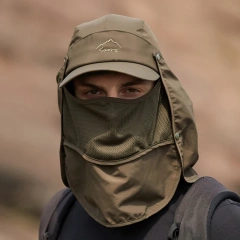 Multifunction Foldable Quick Drying Waterproof Hat UV Protection Outdoors Baseball for Men Camping Face Neck Protection Sun Cap