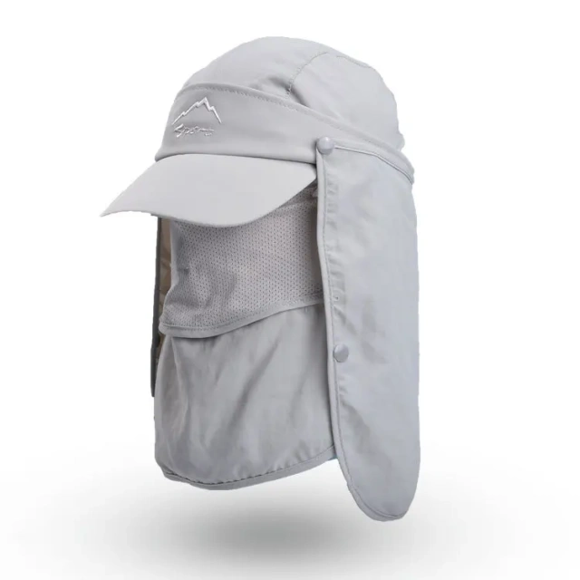 Multifunction Foldable Quick Drying Waterproof Hat UV Protection Outdoors Baseball for Men Camping Face Neck Protection Sun Cap