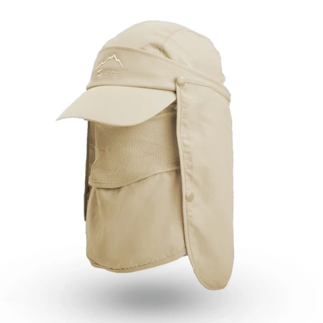 Multifunction Foldable Quick Drying Waterproof Hat UV Protection Outdoors Baseball for Men Camping Face Neck Protection Sun Cap