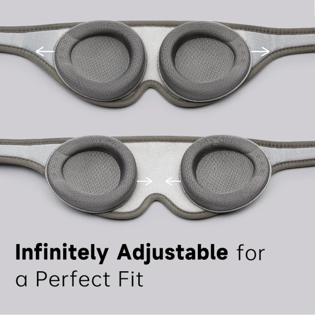 ソフトスリムスリープマスク 100% 遮光 3D アイマスク ゼロアイプレッシャー 調節可能 睡眠マスク 女性 男性 睡眠補助 スリープマスク