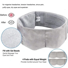 Yoga Plush weighted 3D eye mask for side sleepers