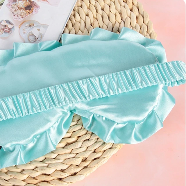 卸売スイートインズデザイン両面スキンケア通気性シルクサテン睡眠アイマスク