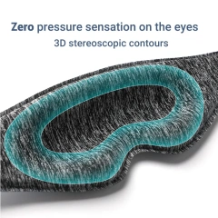 カスタマイズ睡眠アイマスク 3D 輪郭 3D 遮光 3D アイマスク 輪郭睡眠マスク メモリーフォーム 3D 睡眠マスク