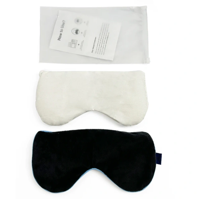 電子レンジ加重アイマスク ドライアイ用冷温湿布 ヨガ用睡眠シェード ビーズ入りアイピロー