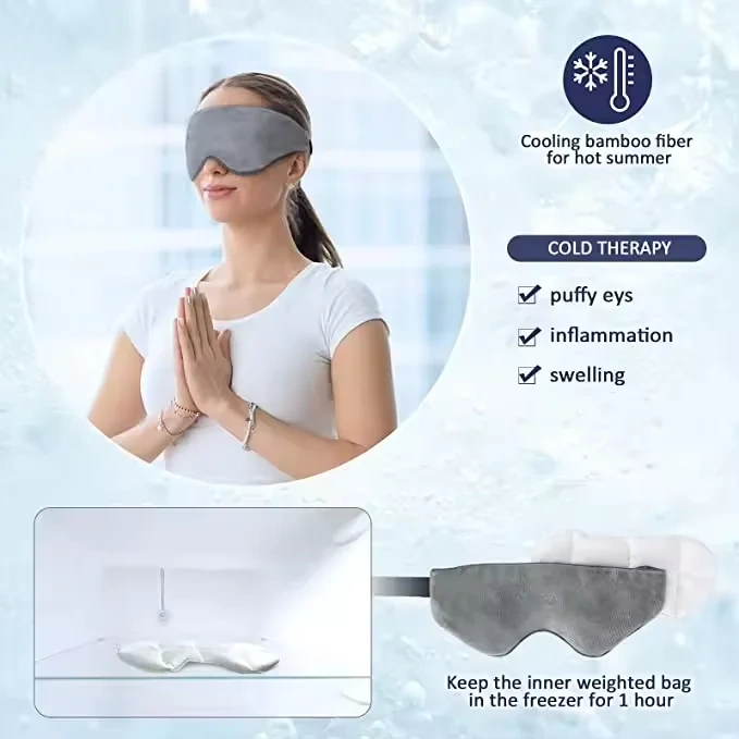 Customize Organic Microwavable Weighted Lavender Eye Pillow for Yoga and Relaxing