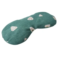 目の疲れを和らげるラベンダー入りの温冷電子レンジ加重リネンアイピローアイマスク