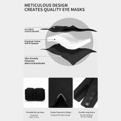 コードレス加熱アイマスク、ドライアイ用湿熱アイマスク、片頭痛、緊張性頭痛緩和用充電式加熱アイマスク