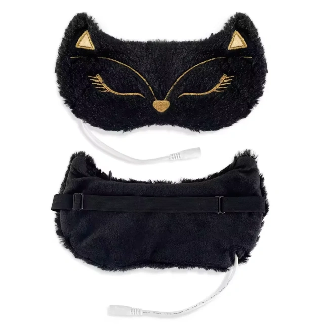 Mokomoko 電気加熱睡眠アイマスク LED スクリーンコントローラー 調節可能なストラップ アイケアポーチ カスタマイズロゴ利用可能