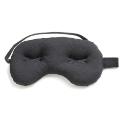 優しい圧力の睡眠アイマスク、ビーズ入りの重みのあるアイマスク、頭痛やドライアイに効くアイピロー冷湿布