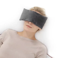 高品質の伝統的なラベンダーの香りの温かい圧縮のスタイリッシュな瞑想用アイピロー、タッセル付き