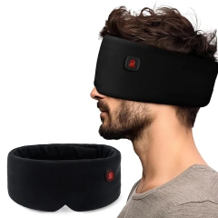 コードレス加熱アイマスク、ドライアイ用湿熱アイマスク、片頭痛、緊張性頭痛緩和用充電式加熱アイマスク