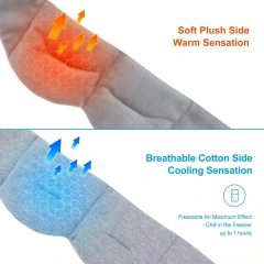 ホットコールドセラピー圧縮コットン加重睡眠アイマスクドライアイの痛み緩和マスク