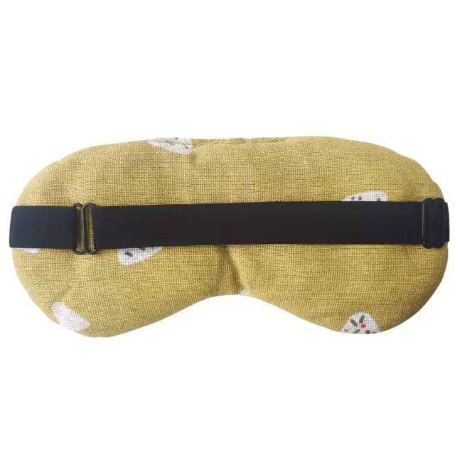 目の疲れを和らげるラベンダー入りの温冷電子レンジ加重リネンアイピローアイマスク