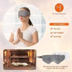 Customize Organic Microwavable Weighted Lavender Eye Pillow for Yoga and Relaxing