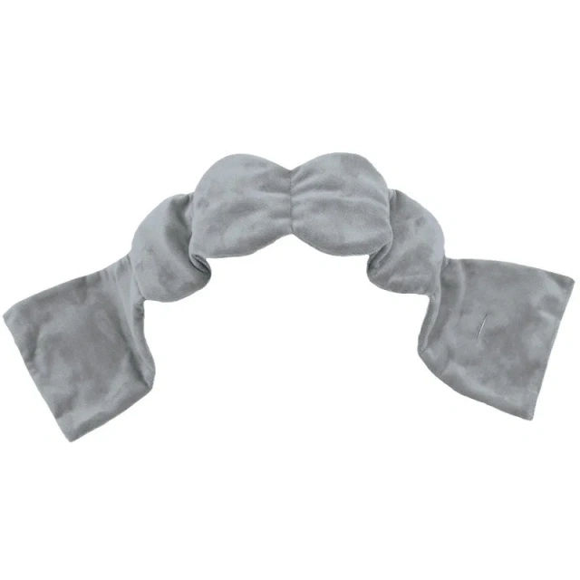 重みのあるアイマスク 優しい圧力の睡眠マスク ガラスビーズ入り枕 睡眠に柔らかい