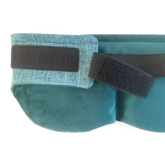 Customized Weighted Eye Pillow Foldable Portable Dual Fabric Design with Organic Seeds For Meditation Yoga Eye Pain Relief