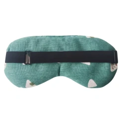 目の疲れを和らげるラベンダー入りの温冷電子レンジ加重リネンアイピローアイマスク