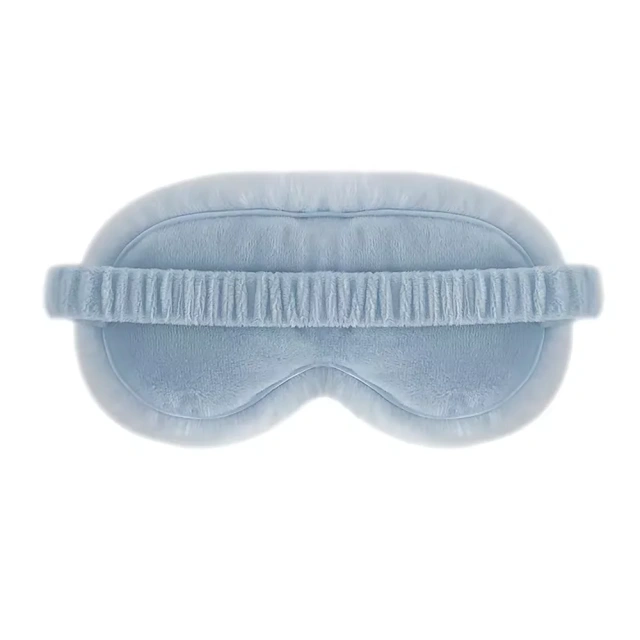 カスタム加重電子レンジアイマスク 温冷ソフトふわふわフェイクファープラッシュスリープマスク アロマセラピーアイピロー