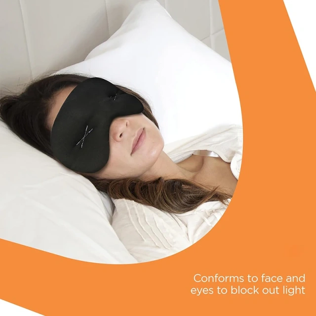 優しい圧力の睡眠アイマスク、ビーズ入りの重みのあるアイマスク、頭痛やドライアイに効くアイピロー冷湿布