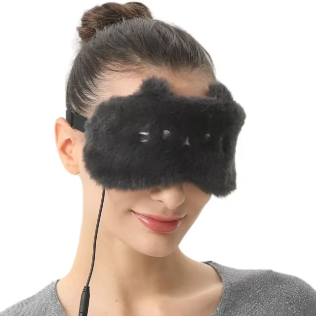 睡眠や旅行用にAmazonのホット再利用可能USB加熱アイマスクをカスタマイズ