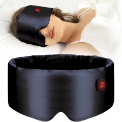 コードレス加熱アイマスク、ドライアイ用湿熱アイマスク、片頭痛、緊張性頭痛緩和用充電式加熱アイマスク