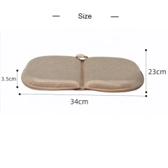 Hot Sale Cooling Gel Seat Cushion Folding Memory Foam Seat Pad for Car seat for Office chair Outdoor Custom Massage  Cushion