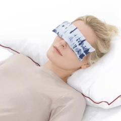 高品質の伝統的なラベンダーの香りの温かい圧縮のスタイリッシュな瞑想用アイピロー、タッセル付き