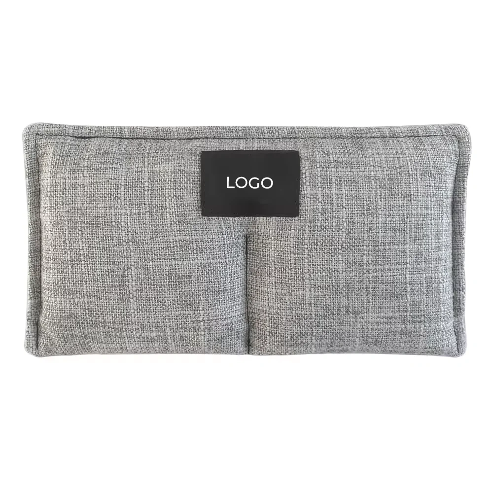 Customized Weighted Eye Pillow Foldable Portable Dual Fabric Design with Organic Seeds For Meditation Yoga Eye Pain Relief