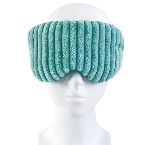 リラックスできる柔らかいフランネルカバーのアイマスク付きトップアイピロー