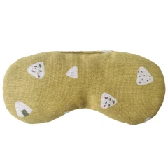 目の疲れを和らげるラベンダー入りの温冷電子レンジ加重リネンアイピローアイマスク