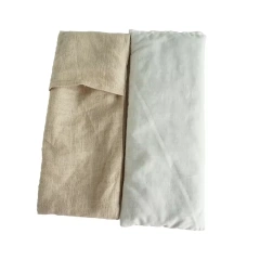 Weighted Organic Microwave Linen Eye Pillow Aromatherapy For Meditation Moist Heat Washable Cover Lavender and Linseed Scented