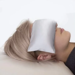 22匁 100% グレード 6A マルベリーシルク エクストラロング アイピロー 未漂白コットン インナーシードパック ラベンダーの香り