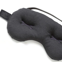 優しい圧力の睡眠アイマスク、ビーズ入りの重みのあるアイマスク、頭痛やドライアイに効くアイピロー冷湿布