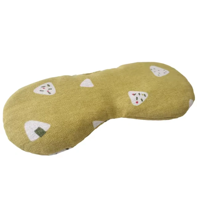 目の疲れを和らげるラベンダー入りの温冷電子レンジ加重リネンアイピローアイマスク