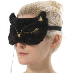 Mokomoko 電気加熱睡眠アイマスク LED スクリーンコントローラー 調節可能なストラップ アイケアポーチ カスタマイズロゴ利用可能